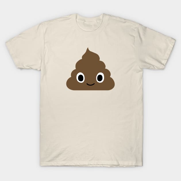 Happy Poo | Kawaii Poop T-Shirt by Coffee Squirrel